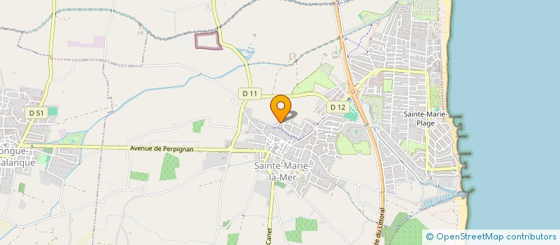 localisation de l'entreprise MONSIEUR DAVID SALMON  SAINTE-MARIE-LA-MER