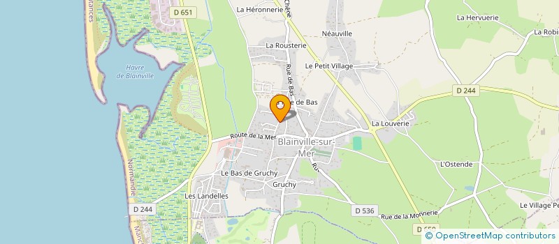 localisation de l'entreprise MONSIEUR DAVID SAM à BLAINVILLE-SUR-MER