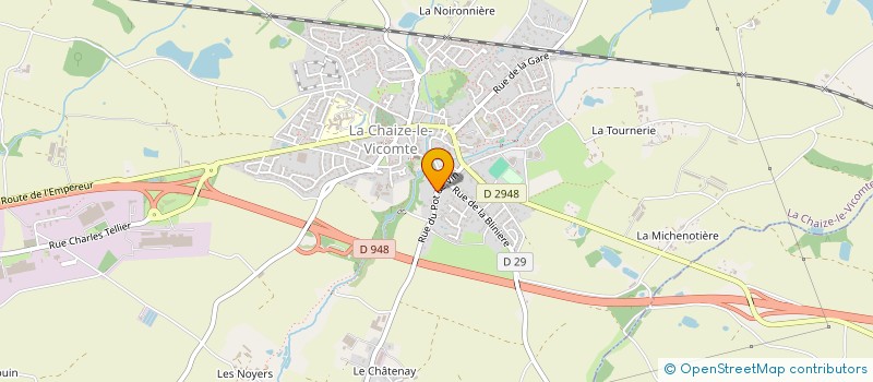 localisation de l'entreprise MONSIEUR DAVID SAMBATTE  LA CHAIZE-LE-VICOMTE