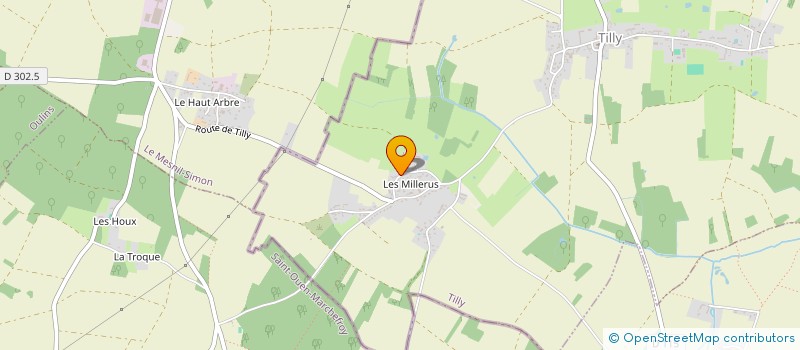 localisation de l'entreprise MONSIEUR DAVID SAMSON  TILLY