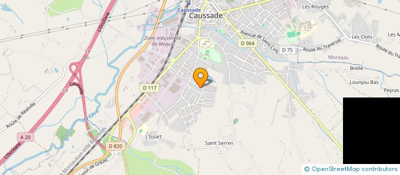 localisation de l'entreprise MONSIEUR DAVID SAMTMANN  CAUSSADE