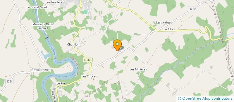 localisation de l'entreprise MONSIEUR DAVID SANDS à BADECON-LE-PIN