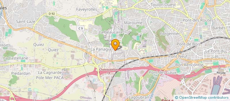 localisation de l'entreprise MONSIEUR DAVID SANTIAGO  TOULON