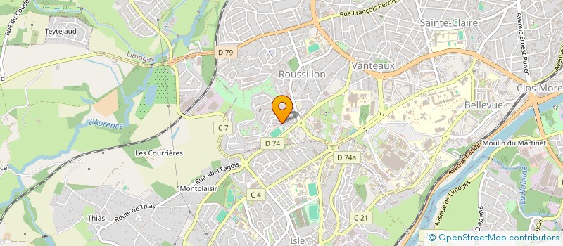 localisation de l'entreprise MONSIEUR DAVID SANTIAGO à LIMOGES
