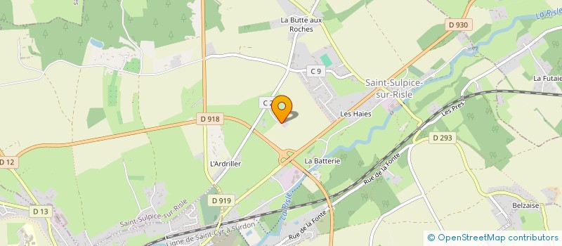 localisation de l'entreprise MONSIEUR DAVID SANTOS MONTEIRO à SAINT-SULPICE-SUR-RISLE