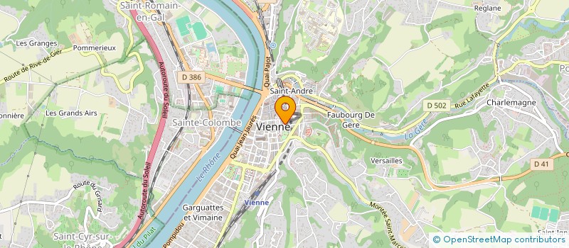 localisation de l'entreprise MONSIEUR DAVID SARKIS DOLMADJIAN à VIENNE