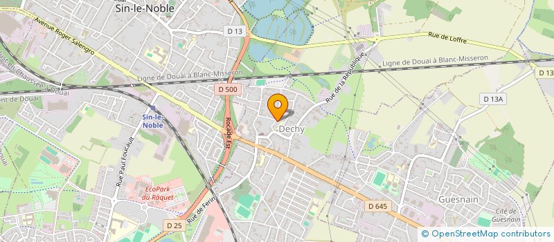 localisation de l'entreprise MONSIEUR DAVID SARRASIN  DECHY