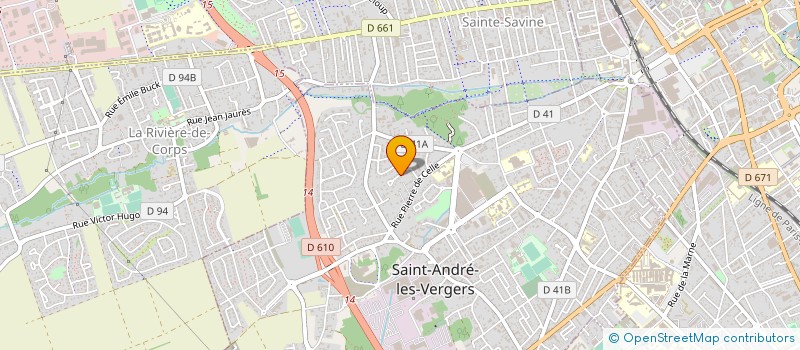 localisation de l'entreprise MONSIEUR DAVID SARRAZIN à SAINT-ANDRE-LES-VERGERS
