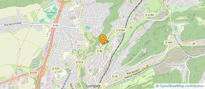 localisation de l'entreprise MONSIEUR DAVID SARRAZIN à LONGWY