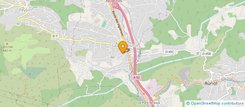 localisation de l'entreprise MONSIEUR DAVID SATTI  LA DESTROUSSE