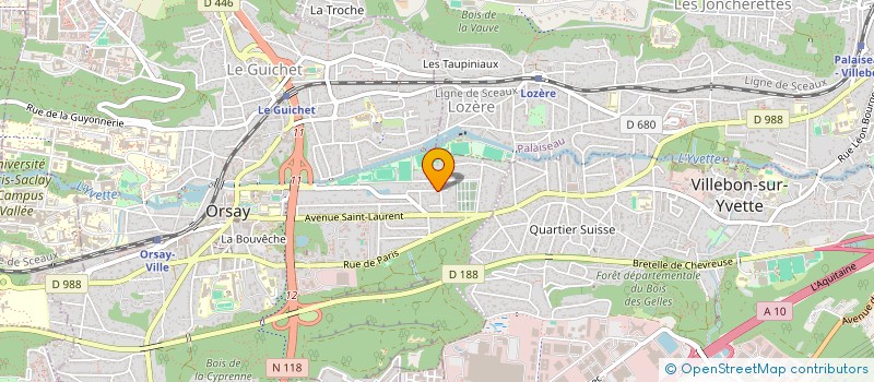 localisation de l'entreprise MONSIEUR DAVID SAUSSOL à ORSAY