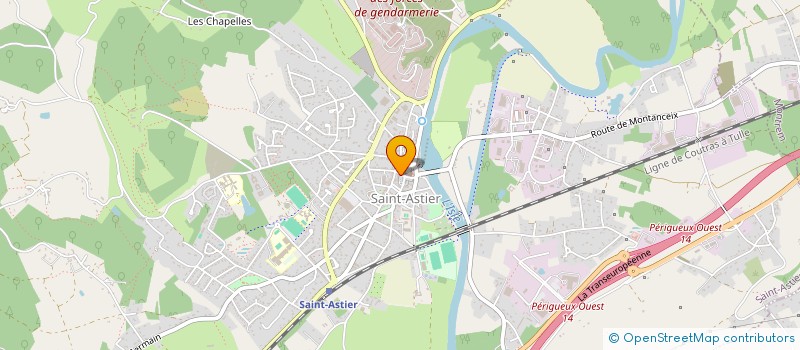 localisation de l'entreprise MONSIEUR DAVID SAUTEUR  SAINT-ASTIER