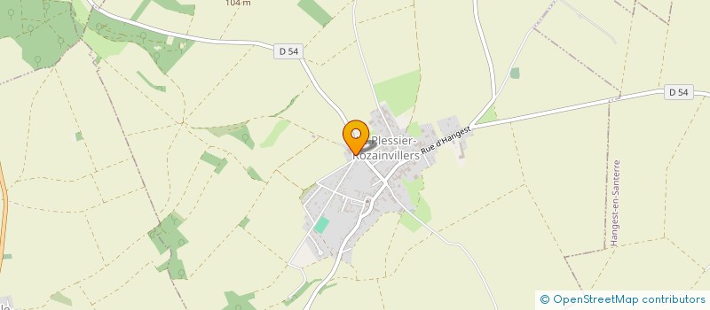localisation de l'entreprise MONSIEUR DAVID SAUVAL à LE PLESSIER-ROZAINVILLERS