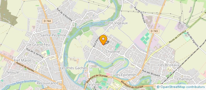 localisation de l'entreprise MONSIEUR DAVID SAUZER à NIORT