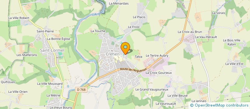 localisation de l'entreprise MONSIEUR DAVID SAVARY  CREHEN