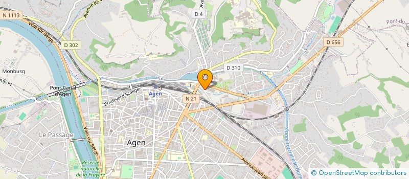 localisation de l'entreprise MONSIEUR DAVID SAVIGNAN à AGEN