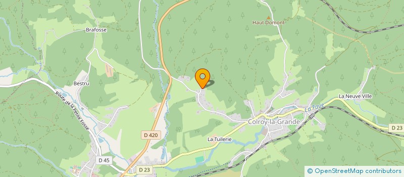 localisation de l'entreprise MONSIEUR DAVID SAVIGNY  PROVENCHERES-ET-COLROY