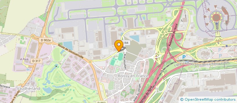 localisation de l'entreprise MONSIEUR DAVID SAYAG  ROISSY-EN-FRANCE