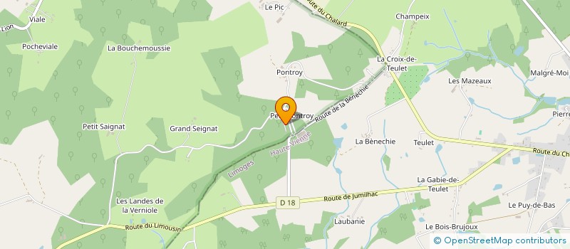 localisation de l'entreprise MONSIEUR DAVID SAYER  JUMILHAC-LE-GRAND