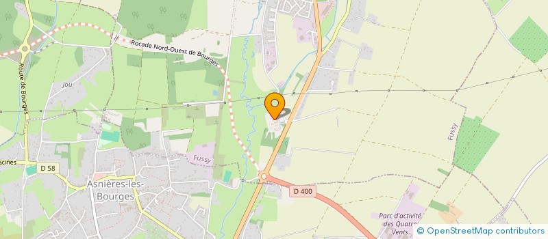 localisation de l'entreprise MONSIEUR DAVID SCHARTIER  FUSSY