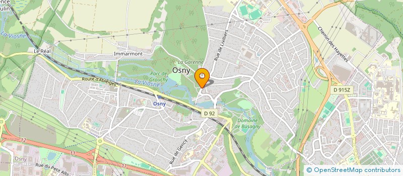 localisation de l'entreprise MONSIEUR DAVID SCHECK à OSNY