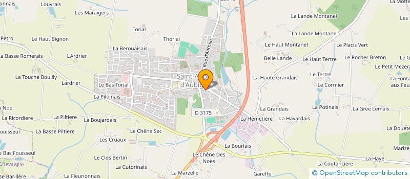 localisation de l'entreprise MONSIEUR DAVID SCHIELE  SAINT-AUBIN-D'AUBIGNE