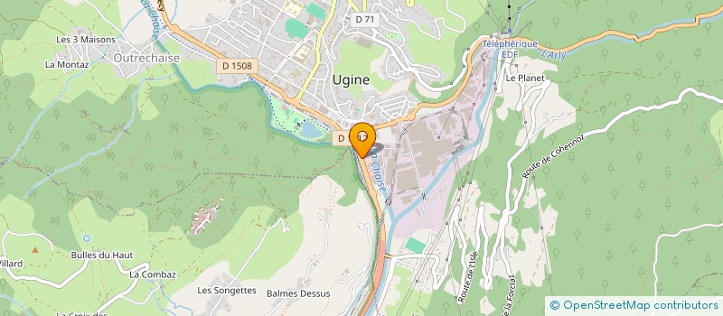 localisation de l'entreprise MONSIEUR DAVID SCHNEIDER  UGINE