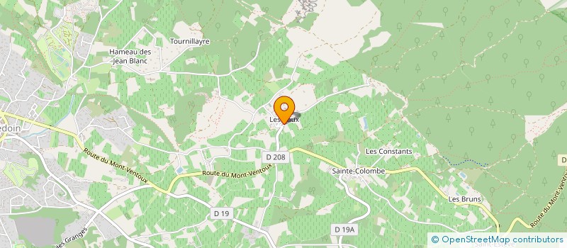 localisation de l'entreprise MONSIEUR DAVID SCHNEIDER  BEDOIN