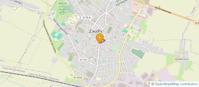 localisation de l'entreprise MONSIEUR DAVID SCIFO  CAUDRY