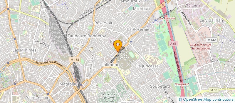 localisation de l'entreprise MONSIEUR DAVID SEDECIAS  CUGNAUX