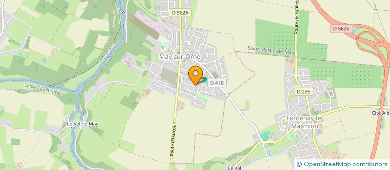 localisation de l'entreprise MONSIEUR DAVID SEECHARRAN  LAIZE-CLINCHAMPS