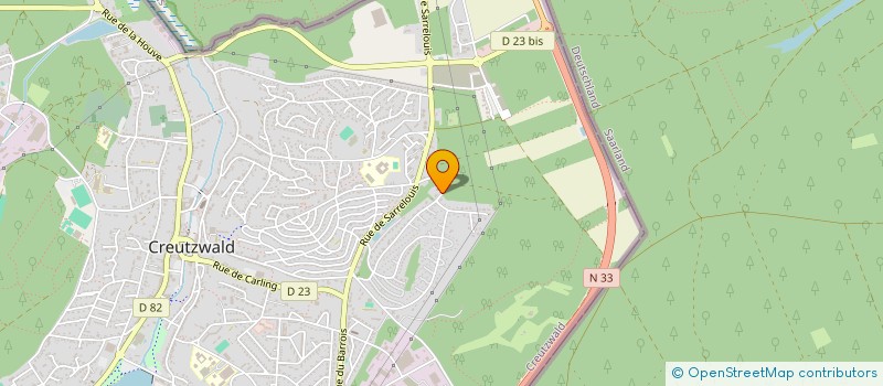 localisation de l'entreprise MONSIEUR DAVID SEEL  CREUTZWALD