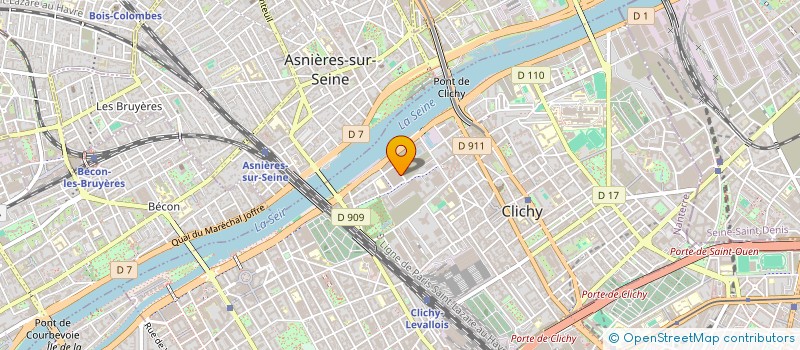 localisation de l'entreprise MONSIEUR DAVID SEMARA à CLICHY