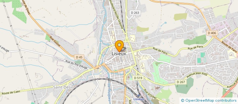 localisation de l'entreprise MONSIEUR DAVID SEMELAGNE à LISIEUX