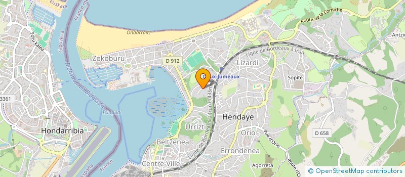 localisation de l'entreprise MONSIEUR DAVID SEMELIN  ANGLET