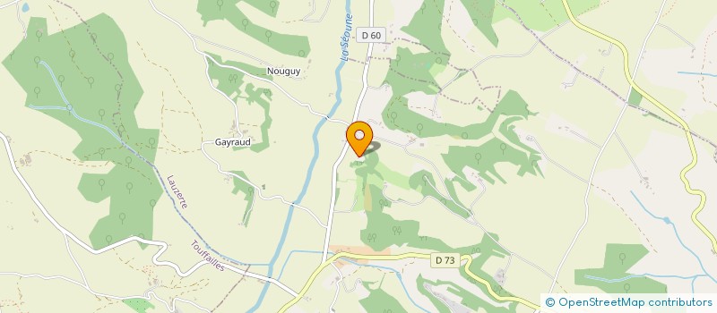 localisation de l'entreprise MONSIEUR DAVID SEMERANO  LAUZERTE