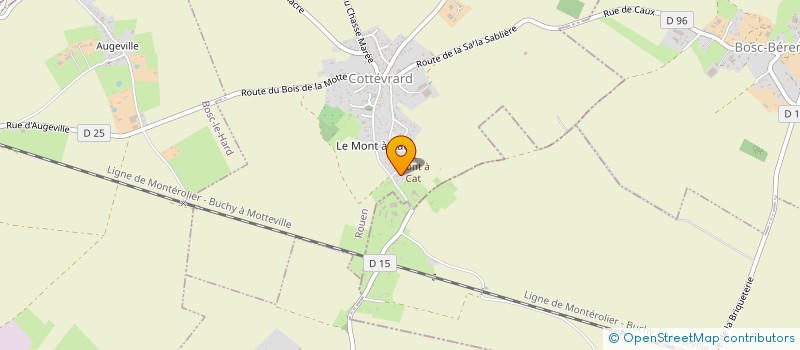 localisation de l'entreprise MONSIEUR DAVID SENARD  COTTEVRARD