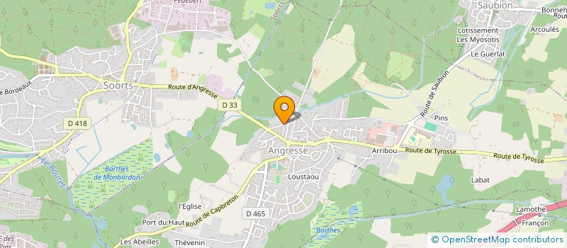 localisation de l'entreprise MONSIEUR DAVID SENECHAL  ANGRESSE