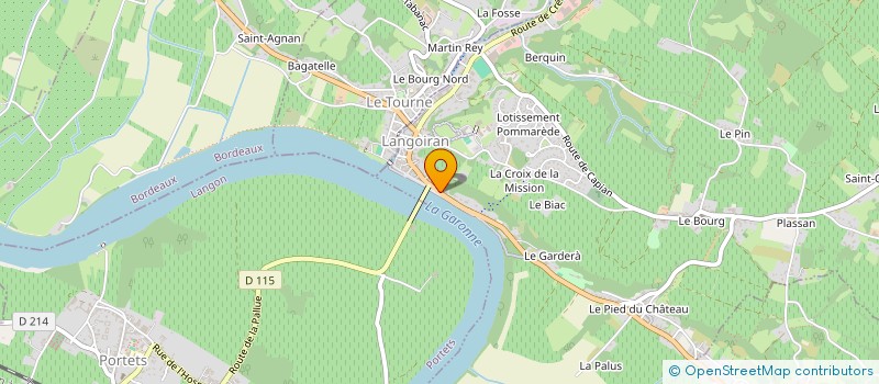 localisation de l'entreprise MONSIEUR DAVID SENK  LANGOIRAN