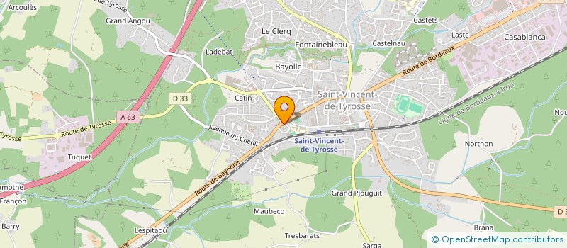 localisation de l'entreprise MONSIEUR DAVID SEQUEIRA  SAINT-VINCENT-DE-TYROSSE