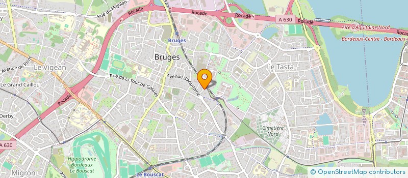 localisation de l'entreprise MONSIEUR DAVID SERAUDIE  BRUGES