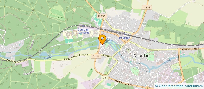 localisation de l'entreprise MONSIEUR DAVID SERGE ANDRE BRAU  DOURDAN