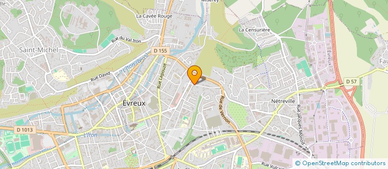 localisation de l'entreprise MONSIEUR DAVID SERLAN  EVREUX