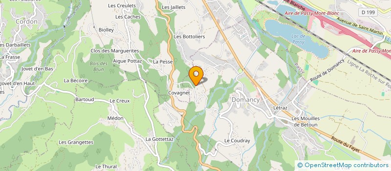 localisation de l'entreprise MONSIEUR DAVID SERMET-MAGDELAIN  DOMANCY