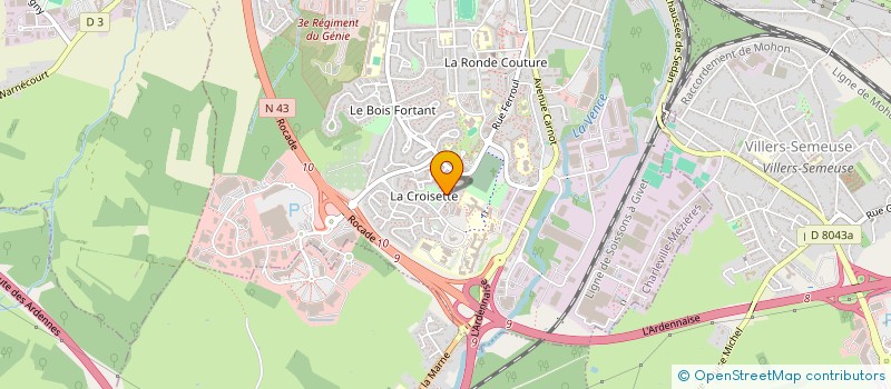 localisation de l'entreprise MONSIEUR DAVID SERRANO  CHARLEVILLE-MEZIERES