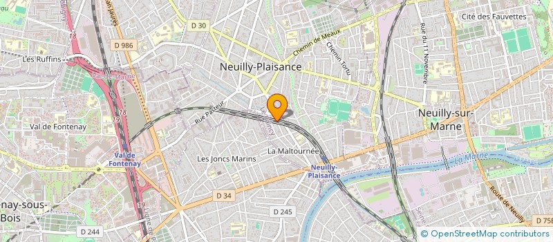 localisation de l'entreprise MONSIEUR DAVID SERRE à NEUILLY-PLAISANCE
