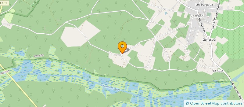 localisation de l'entreprise MONSIEUR DAVID SEUGNET à VENSAC