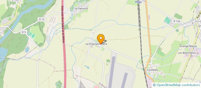 localisation de l'entreprise MONSIEUR DAVID SEVELINGE  PONT-D'AIN