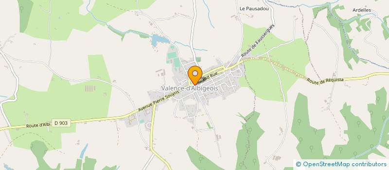 localisation de l'entreprise MONSIEUR DAVID SEVENIER  LABRUGUIERE