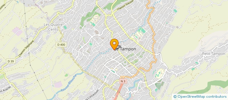 localisation de l'entreprise MONSIEUR DAVID SHUM-KIVAN  LE TAMPON